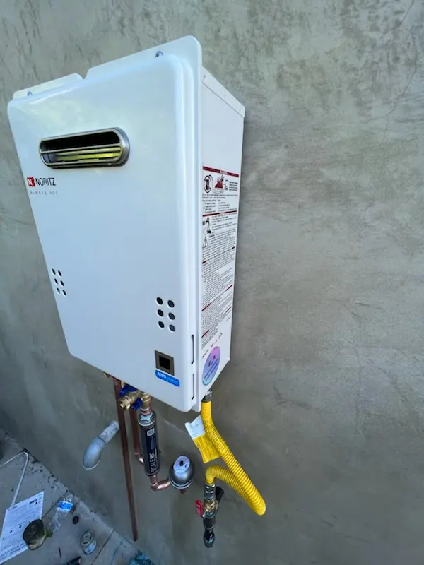 Tankless water heater installation for Fairwoods homes